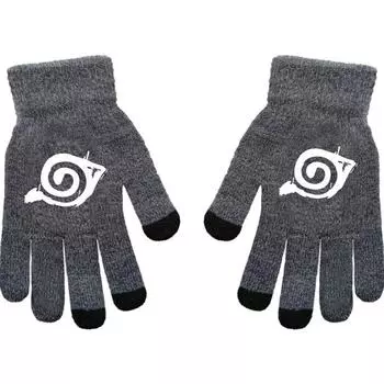 Наруто Саске Кака Итачи Аниме Онлайн Игра Периферийные Перчатки Серые С Полными Пальцами Осень и Зима Защита От Тепла и Холода One Size