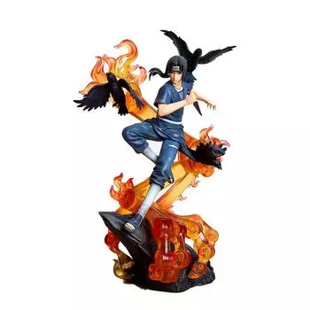 Наруто Шиппуден аниме фигурка Учиха Итачи Сусаноо боевая форма ПВХ фигурка коллекция модель игрушка для детей подарки разноцветный