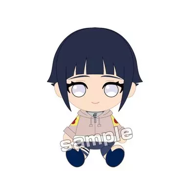 NARUTO Shippuden Hinata Hyuga Chibi Plush Boy Edition синий