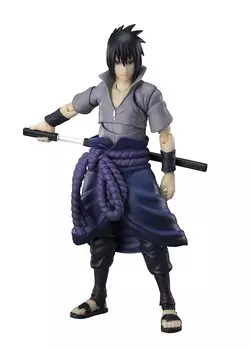 NARUTO Shippuden Uchiha Sasuke тот, кто несет все Примерно 145 мм окрашенная подвижная фигурка BAS63450 SHFiguarts -Ненависть- ПВХ и АБС