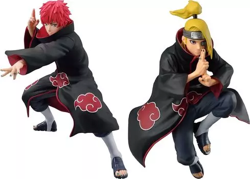 NARUTO Shippuden VIBRATION STARS DEIDARA SASORI Набор фигурок Deidara Sasori из 2 видов +