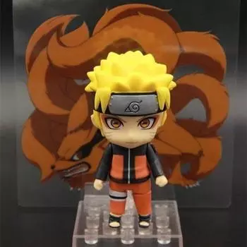 Наруто: Учиха Саске и Узумаки Наруто Q-версия глиняная фигурка/модель плюшевая игрушка Sasuke