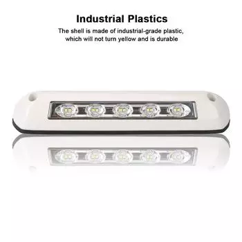 Наружная лампа для фургона, прицепа, 12 В/24 В, водонепроницаемая светодиодная лампа для тента, крыльца, настенные лампы для интерьера каравана белый