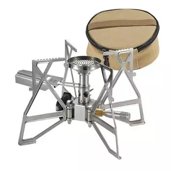 Наружная мощная походная газовая плита Campingmoon Butterfly Gas Burner Cooking Vege с сумкой