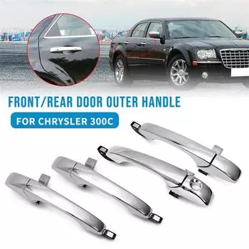 Наружная ручка передней и задней двери автомобиля для Chrysler 300C 2005-2010 Dodge Magnum 2005-2008 Charge Chrome Handle 5065800AG Front Left