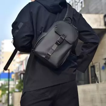 Наружная сумка через плечо большой емкости, мужская нагрудная сумка, сумка через плечо синий