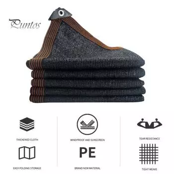 Наружная теневая ткань, солнцезащитная сетка, простая установка, УФ-защита от солнца, навес для овощей и теплицы, теневая сетка, чехол XS