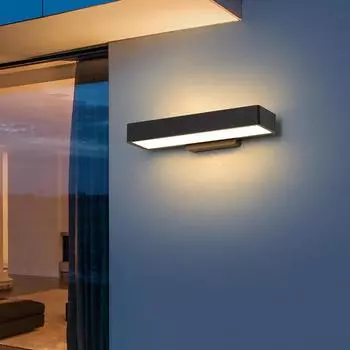 Наружное освещение Современный вход Лестница Простая дверь Головной светильник Балкон Дом Сад Передняя веранда Терраса Водонепроницаемый настенный светильник