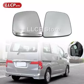 Наружное зеркало заднего вида на двери автомобиля, линзы для Nissan NV200 2010 2011 2012 2013 2014 2015 2016 2017 2018 наружное крыло заднего вида Left(No Heating)