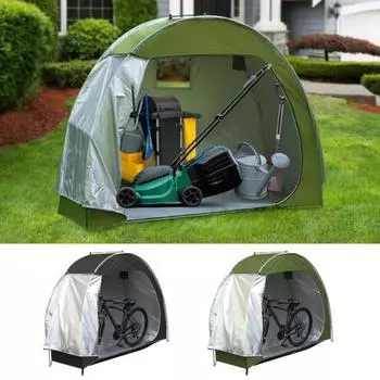 Наружные переносные навесы для хранения велосипедов, водонепроницаемые, устойчивые к ультрафиолетовому излучению, легко собираемые, палатка для велосипедов, гараж для мотоциклов армия зеленый