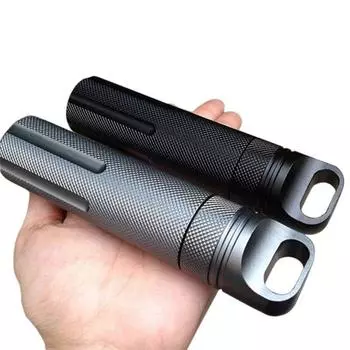 Наружные сильные водонепроницаемые аптечки с ЧПУ для экстренной помощи, безопасная бутылка для таблеток для выживания, алюминиевый кемпинг Style 3