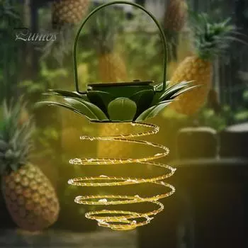 Наружные солнечные фонари в виде ананаса, 24/30/60 светодиодов, водонепроницаемые, высокой яркости, простая установка, садовые фонари на солнечных батареях