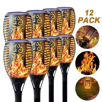 Наружные солнечные светодиодные фонарики, солнечные фонари, фонарик, водонепроницаемый фонарь для украшения сада для патио, улицы, балкона, двора, дорожки