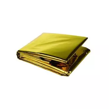 Наружные термоодеяла для выживания из фольги для оказания первой помощи (160x210см Серебро)