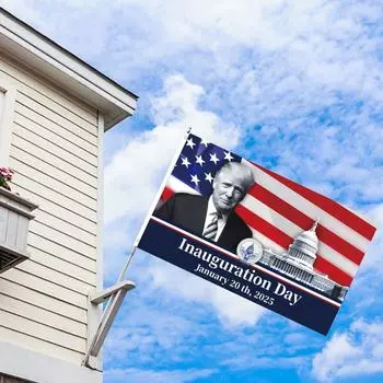 Наружный баннер-флаг, устойчивый к выцветанию снаружи, садовый флаг, домашний декор 90x150 см One Size чёрный