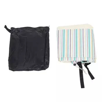 Наружный чехол на стул, круглый водонепроницаемый пылезащитный УФ-защитный комплект мебели для патио из ткани Оксфорд 600D 62 Inch