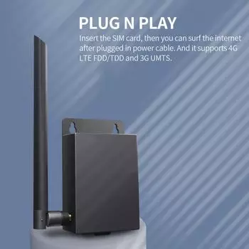 Наружный водонепроницаемый маршрутизатор 4G со слотом для SIM-карты, антенна 5Dbi, настенный маршрутизатор для IPC Max 15