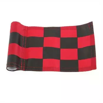 Наружный знак Флаги для паттинг-грина 420D Нейлон Флаги для лунки Флаги для поля для гольфа Двор Red black