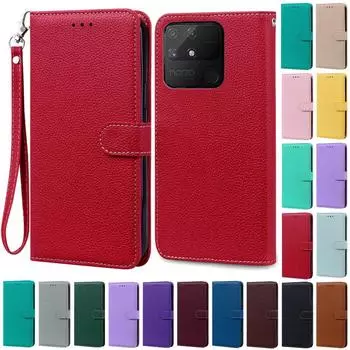 Narzo 50A чехол для Realme Narzo 50A чехол-кошелек кожаный флип-чехол для Realme Narzo 50A чехол телефонная книга чехол Coque Fundas For Realme Narzo 50A вино красного