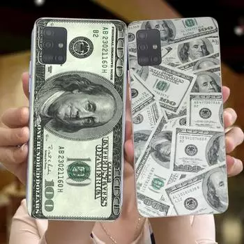 НАС. Чехол для телефона с долларами и деньгами для Huawei P50 P40 P30 Pro Mate 40 30 Pro Nova 8 8i Y7P Honor, прозрачный чехол для телефона Huawei P50 Pro
