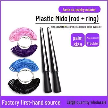 НАС. Пластиковая палочка для измерения размера кольца - стандартный измерительный инструмент для измерения размера пальца