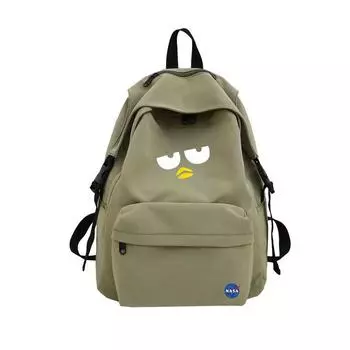 НАСА Американский Женский Повседневный Спортивный Компьютерный Рюкзак Bird-Green Large 8284#
