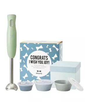 Насадка-блендер BRUNO 3 типа, венчик для взбивания, упаковка для праздников, керамический контейнер для хранения, миксер для детского питания, тонкий компактный ручной миксер, ручной блендер, удобный