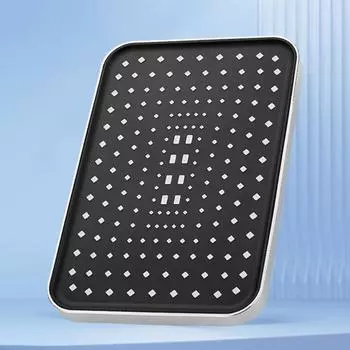 Насадка для дождя Yousheng, насадка для душа высокого давления из нержавеющей стали, насадка для душа с дождем, большой водопад, квадратная насадка для душа в ванной комнате для любителей душа серый