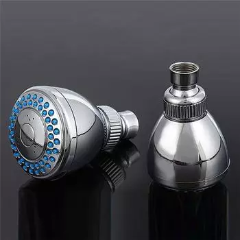 Насадка для душа Ручная водосберегающая круглая насадка для душа Универсальная насадка для душа для ванной и спа серебряный