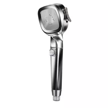 Насадка для душа высокого давления, 4 режима с переключателем, принадлежности для ванной комнаты, экономия воды, насадка для душа, высокое давление белый