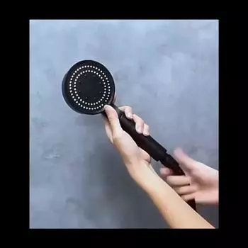 Насадка для душа высокого давления, 5 режимов, регулируемый душ, многофункциональная большая насадка для распыления воды, массажный душ, аксессуары для ванной комнаты серебряный