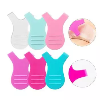 Насадка для химической завивки, Y-образная расческа для ресниц, инструмент для наращивания ресниц, щеточка для поднятия ресниц pink-5Pcs