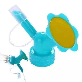 Насадка для лейки Головка для разбрызгивателя для лейки Носик для бутылки с водой для полива растений Крышка для бутылки Разбрызгиватель для лейки синий