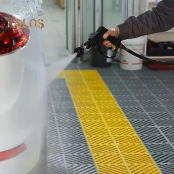 Насадка для мойки высокого давления 5 в 1, быстросменная насадка для распыления высокого давления, регулируемая насадка для мойки высокой мощности с быстрым соединением 1/4 чёрный