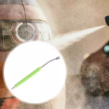 Насадка для мойки высокого давления для автомобиля, удлинитель для мойки из нержавеющей стали, изогнутый удлинитель для водяного пистолета для мойки высокого давления