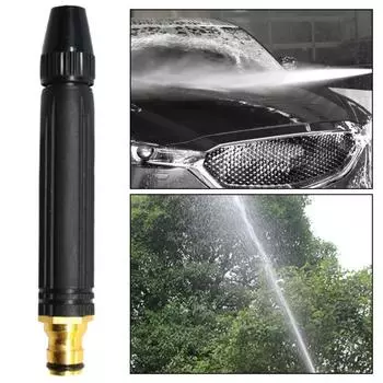 Насадка для мойки высокого давления, регулируемая форма распыления, вращающаяся на 360 градусов быстроразъемная насадка для шланга, герметичный распылитель