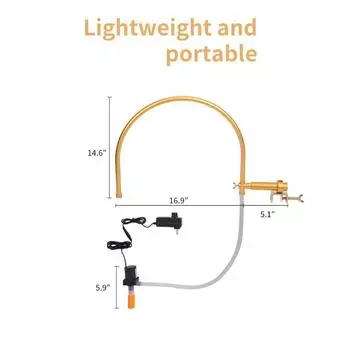 Насадка для насоса Выход для спа-воды Парикмахерский аппарат для терапии головы Рама для водной терапии Style B