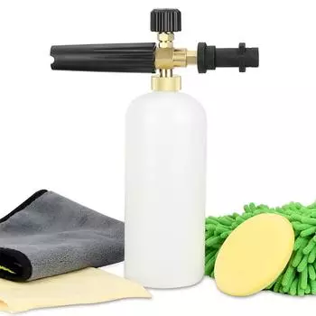 Насадка для пены для снега, автоматическая мойка высокого давления, быстросъемный пенопласт, совместимый с Karcher K2-K7 разноцветный