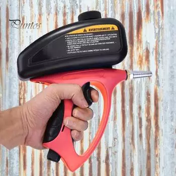 Насадка для пескоструйной машины с эргономичной ручкой, портативный размер, 150 фунтов на кв. дюйм, абразивный материал, инструмент для удаления ржавчины и краски красный