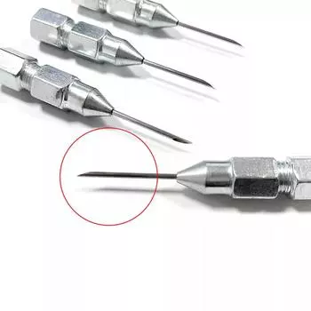 Насадка для пистолета для масла игольчатого типа Съемная игольчатая насадка для смазки Наконечник для пистолета для впрыскивания масла Аксессуары для ручного инструмента для ремонта