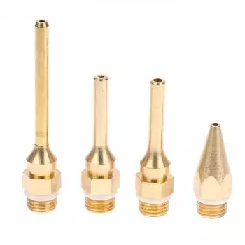 Насадка для пистолета для расплавленного клея из чистой меди, длинная, короткая, с малым диаметром as the picture