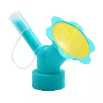 Насадка для полива цветов, бутылочная лейка, пластиковые канистры для воды, насадка для полива в горшках, экономия воды, синий цвет