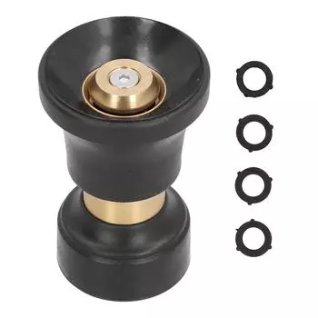 Насадка для пожарного шланга с большим потоком, для мойки автомобиля, распылитель воды, насадка для чистящего шланга для полива сада, американская