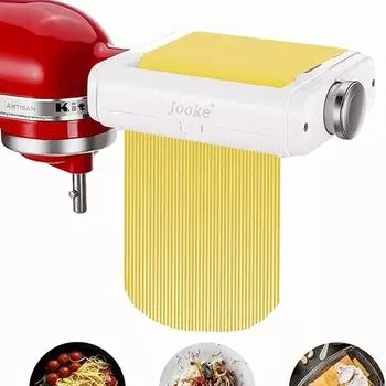 Насадка для приготовления лапши, насадка для приготовления равиоли 3 в 1, включающая в себя насадку для раскатывания лапши, насадку для спагетти красный