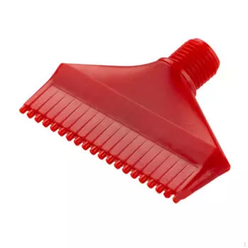 Насадка для продувки воздухом с плоской струей, высокая ударопрочность, наружная резьба 1/4BSP, термостойкость, многоцелевое использование красный