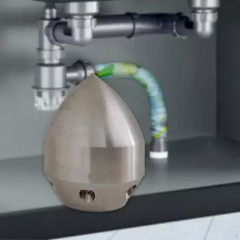 Насадка для промывки канализации высокого давления с резьбовым соединением 1 дюйм для дома и раковины Front 1 Back 6