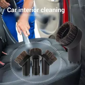 Насадка для пылесоса с мягкой щетиной, эффективное удаление пыли, универсальная чистящая щетка, сменные детали чёрный