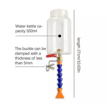 Насадка для распыления воды для режущего станка Угловая шлифовальная машина Устройство для наполнения воды Спринклерная насадка для удаления пыли Для мраморной плитки