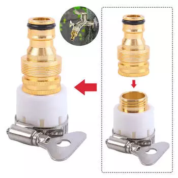 Насадка для шланга пистолета высокого давления, латунный регулируемый шланг для мойки автомобиля, быстроразъемное соединение, насадка для шланга для полива сада