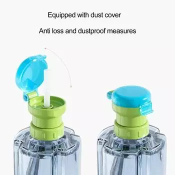 Насадка для соломенной крышки Yousheng, портативная насадка для питья, защита от удушья, защита от разлива с адаптером, детская крышка для бутылки с водой для путешествий, обычные бутылки-трансформеры красный